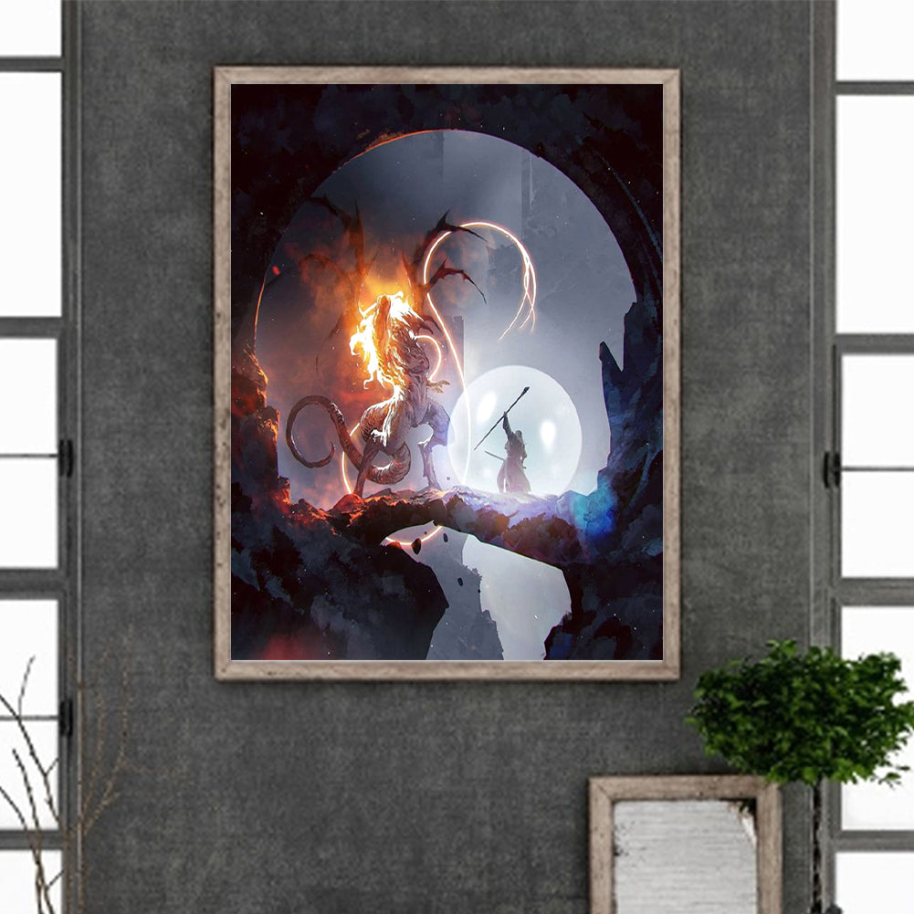 Alien Beast War - Full Round Drill Diamond Painting 30*40CM