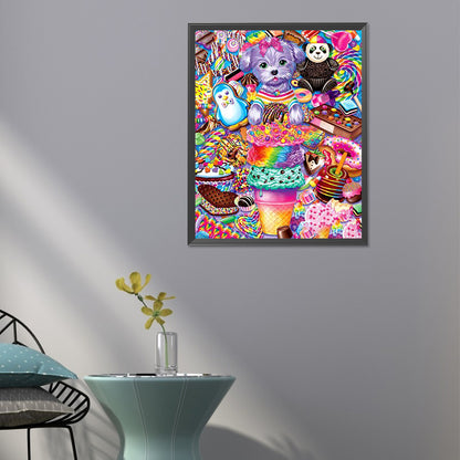 Dim Sum Dog - Full Round Drill Diamond Painting 40*50CM