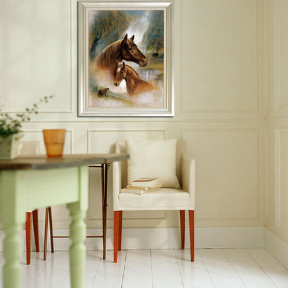 Horses - Full Round Drill Diamond Painting 30*40CM