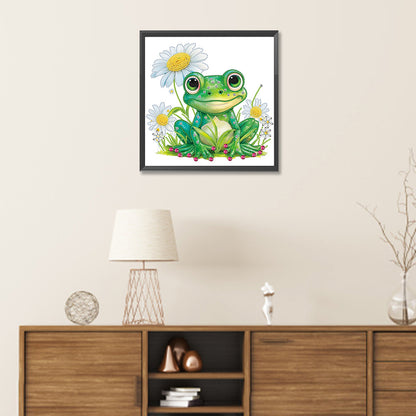 Pond Frog - Special Shaped Drill Diamond Painting 30*30CM