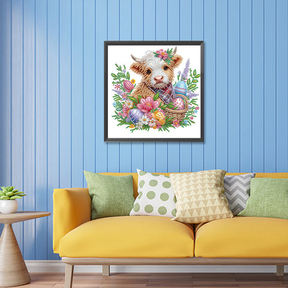 Highland Yak - Special Shaped Drill Diamond Painting 30*30CM