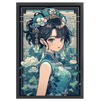 Girl - 11CT Stamped Cross Stitch 40*60CM
