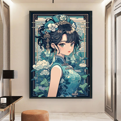 Girl - 11CT Stamped Cross Stitch 40*60CM