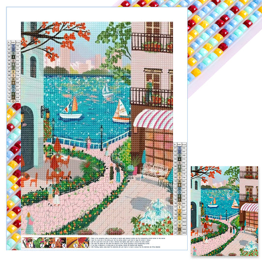 Street View - Full Square Drill Diamond Painting 40*55CM