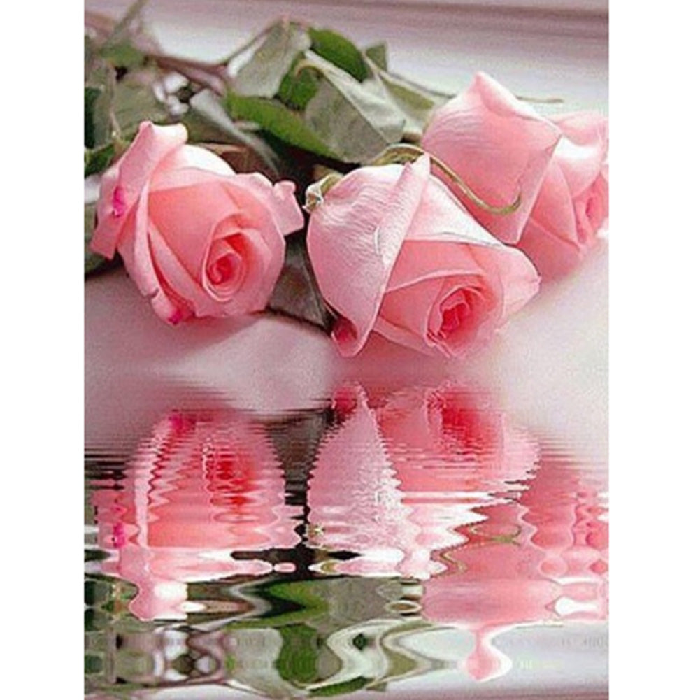 Rose - Full Round Drill Diamond Painting 40*30CM
