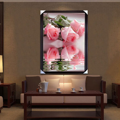 Rose - Full Round Drill Diamond Painting 40*30CM