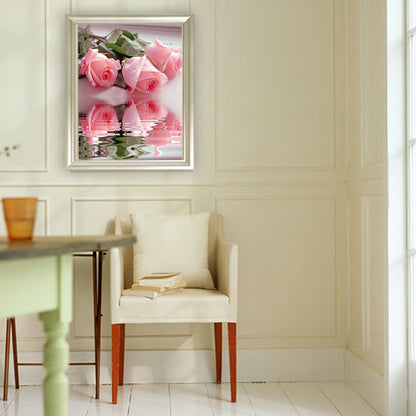 Rose - Full Round Drill Diamond Painting 40*30CM