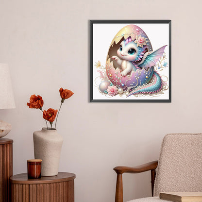 Gem Dinosaur Egg - Full Round Drill Diamond Painting 30*30CM