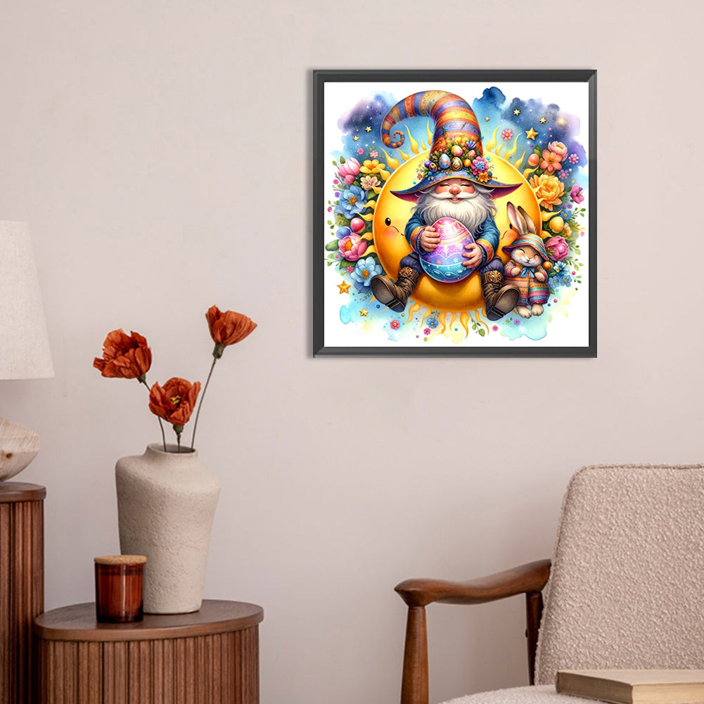 Easter Gnome - Full Round Drill Diamond Painting 30*30CM
