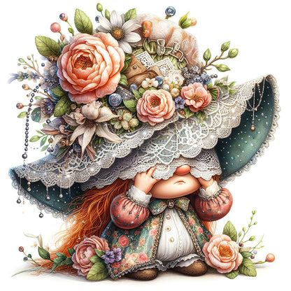Easter Gnome - Full Round Drill Diamond Painting 30*30CM