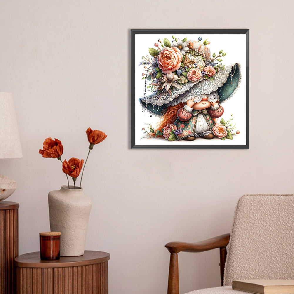 Easter Gnome - Full Round Drill Diamond Painting 30*30CM