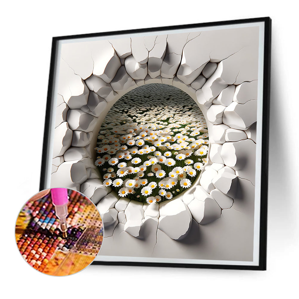 Garden Outside Wall - Full Round Drill Diamond Painting 30*30CM