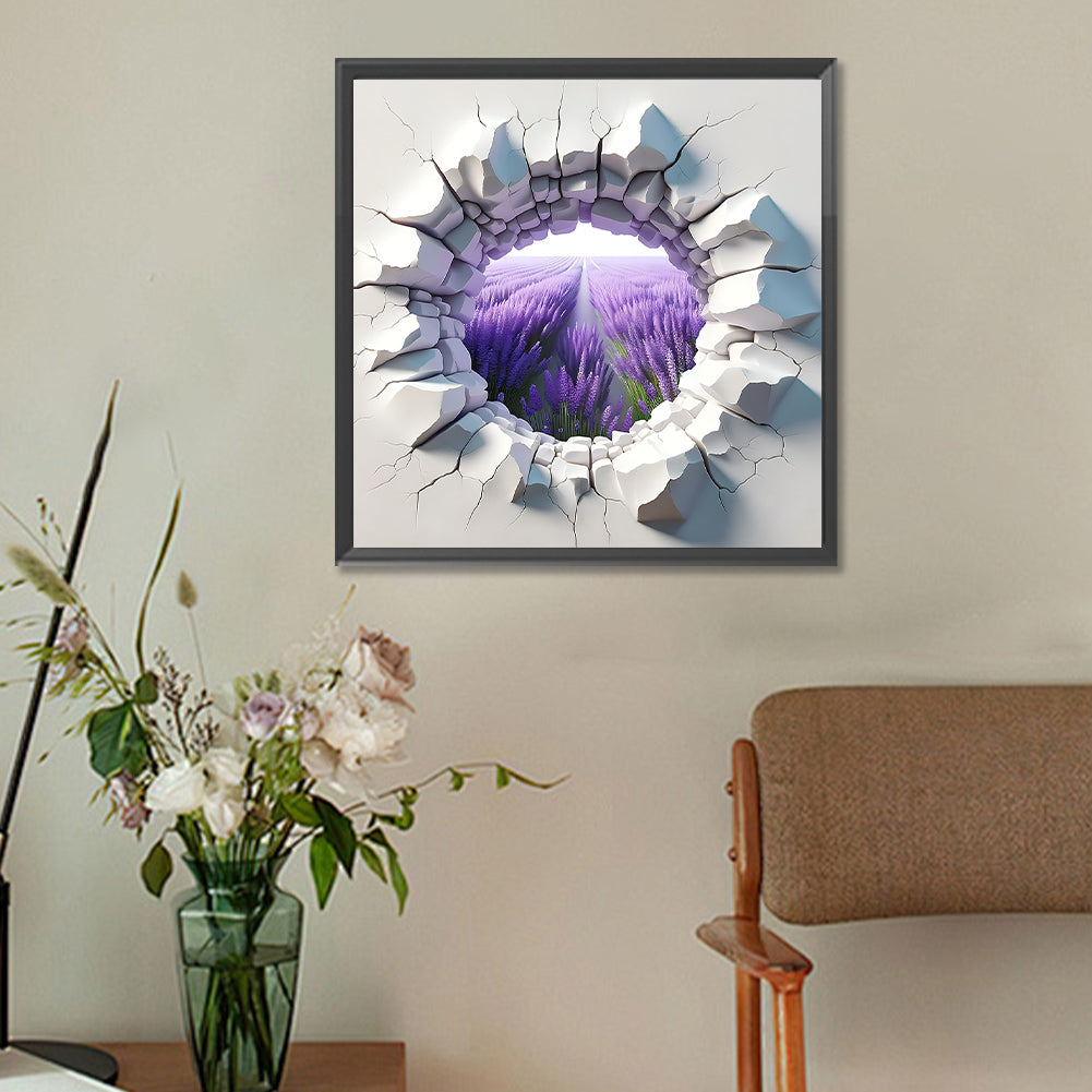 Garden Outside Wall - Full Round Drill Diamond Painting 30*30CM