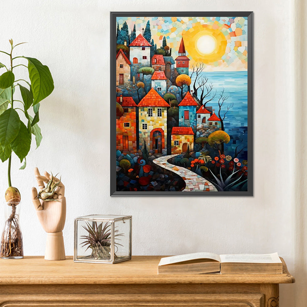 Color House - Full Round Drill Diamond Painting 30*40CM
