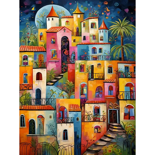 Color House - Full Round Drill Diamond Painting 30*40CM