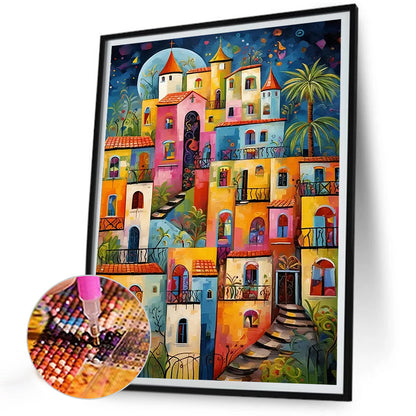 Color House - Full Round Drill Diamond Painting 30*40CM