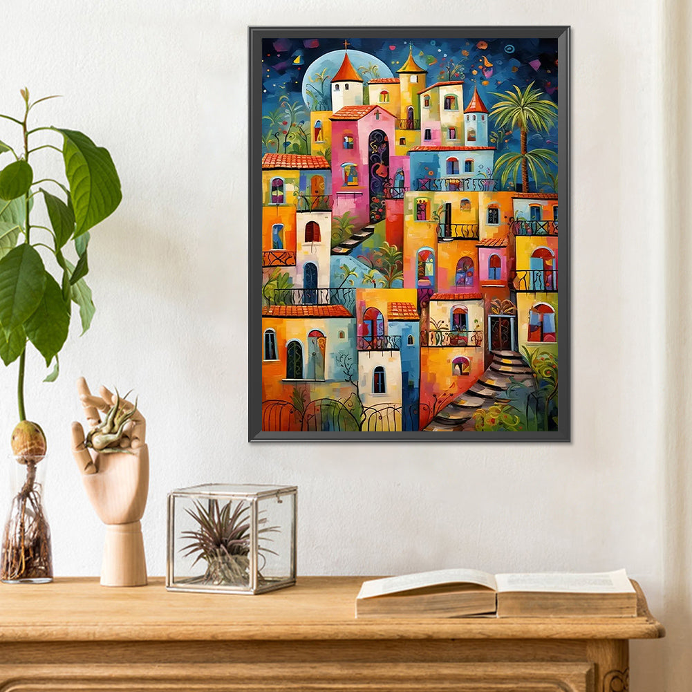 Color House - Full Round Drill Diamond Painting 30*40CM