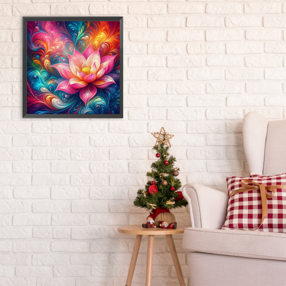 Safflower - Full Round Drill Diamond Painting 30*30CM