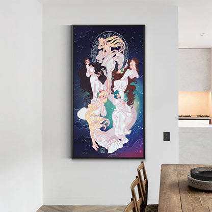 Sailor Moon Art - Full Round Drill Diamond Painting 30*50CM