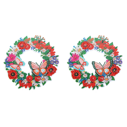 DIY Spot Drill Garland 5D Crystal Diamond Painting Art Wreath Gift (DZ628)