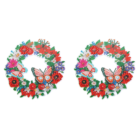 DIY Spot Drill Garland 5D Crystal Diamond Painting Art Wreath Gift (DZ628)
