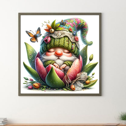 The Budding Gnome - Full Round Drill Diamond Painting 30*30CM