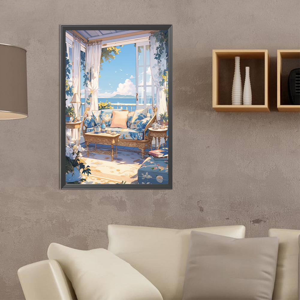 Sun Bedroom - Full Square Drill Diamond Painting 40*60CM