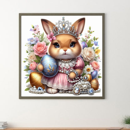 Jewelry Bunny - Full Round Drill Diamond Painting 30*30CM