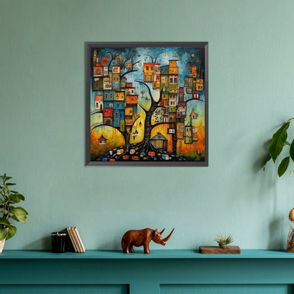 Color House - Full Round Drill Diamond Painting 30*30CM