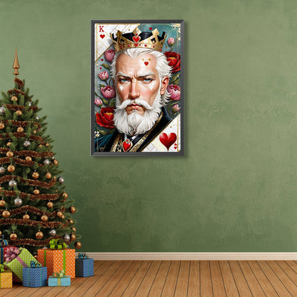 Jqk Poker Characters - Full Round Drill Diamond Painting 40*60CM
