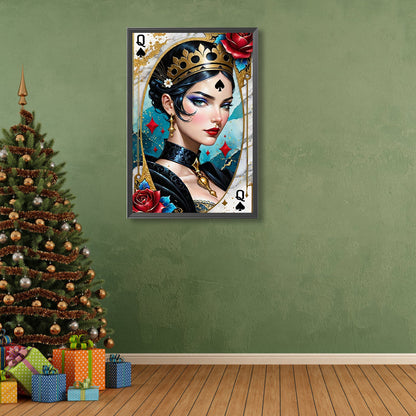 Jqk Poker Characters - Full Round Drill Diamond Painting 40*60CM