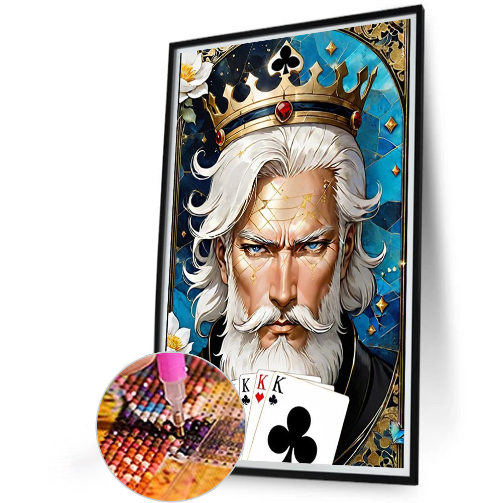 Jqk Poker Characters - Full Round Drill Diamond Painting 40*60CM
