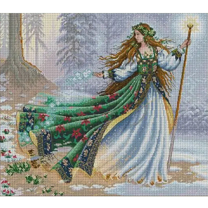 Forest Guardian - 14CT Stamped Cross Stitch 49*43CM(Joy Sunday)