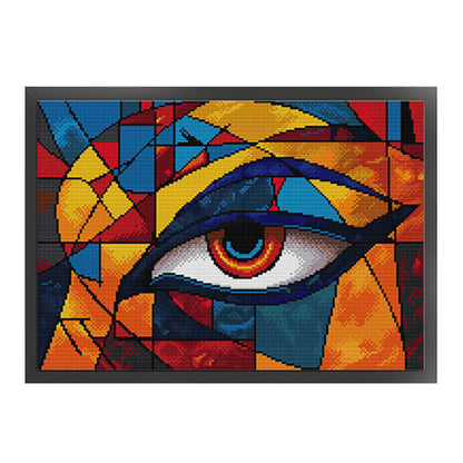 Eye - 14CT Stamped Cross Stitch 41*31CM(Joy Sunday)
