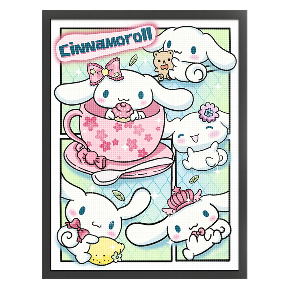 Sanrio Big Eared Dog - 11CT Stamped Cross Stitch 50*67CM
