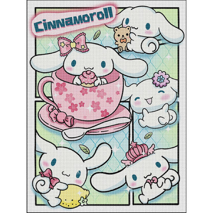 Sanrio Big Eared Dog - 11CT Stamped Cross Stitch 50*67CM