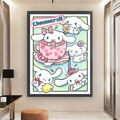 Sanrio Big Eared Dog - 11CT Stamped Cross Stitch 50*67CM