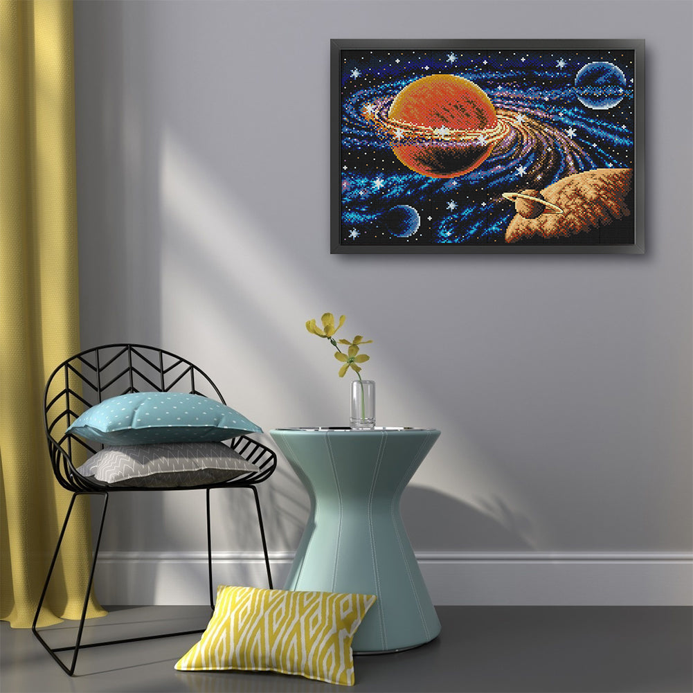 Milky Way - 14CT Stamped Cross Stitch 45*32CM(Joy Sunday)