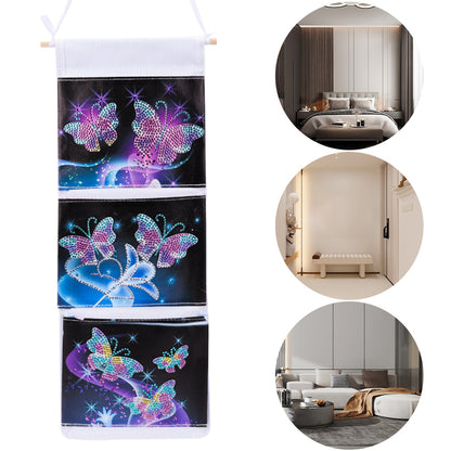 Special Shape DIY Diamond Painting Diamond Art Clutch Bag (Luminous Butterfly)