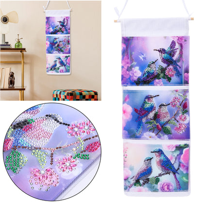 Special Shape DIY Diamond Painting Purses Diamond Art Clutch Bag (Flower Bird)