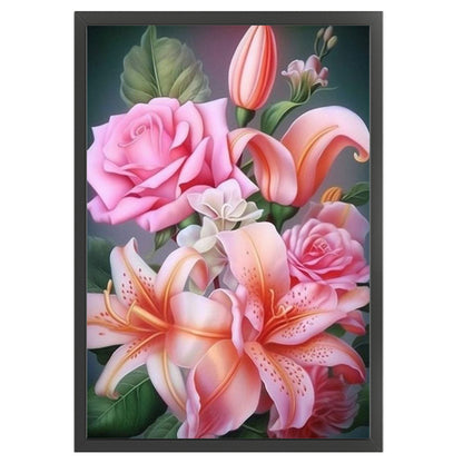 Lily - 11CT Stamped Cross Stitch 40*60CM