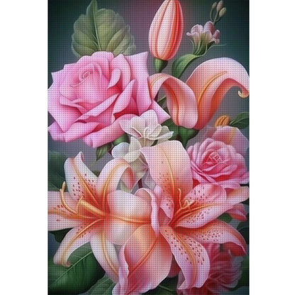 Lily - 11CT Stamped Cross Stitch 40*60CM