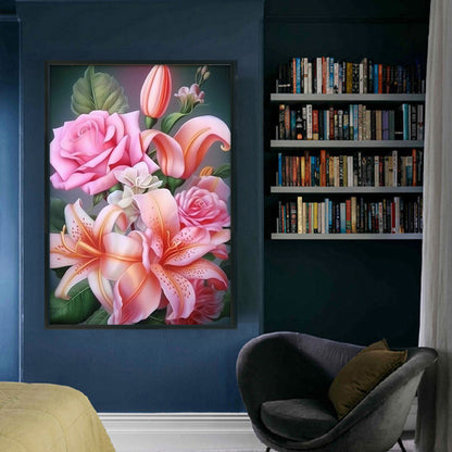 Lily - 11CT Stamped Cross Stitch 40*60CM