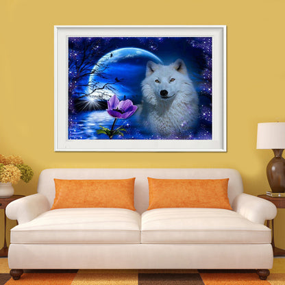 Wolf - Full Round Drill Diamond Painting 40*30CM