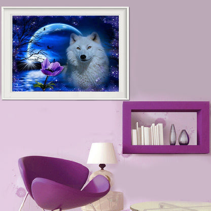 Wolf - Full Round Drill Diamond Painting 40*30CM