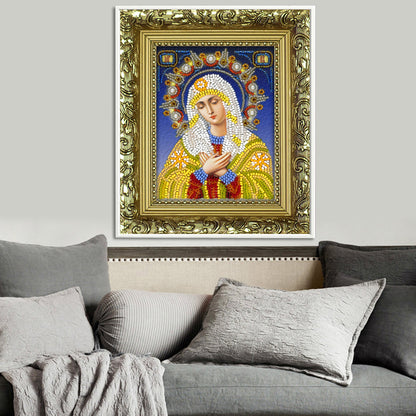 Religious - Full Round Drill Diamond Painting 26x30CM