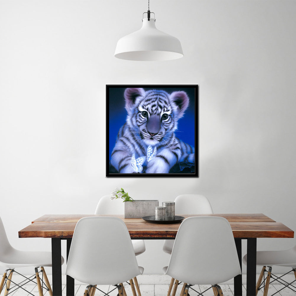 Tiger - Full Round Drill Diamond Painting 30*30CM