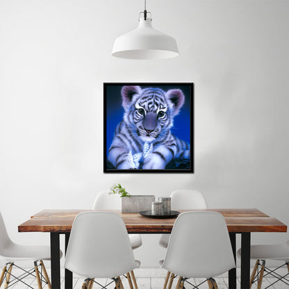 Tiger - Full Round Drill Diamond Painting 30*30CM