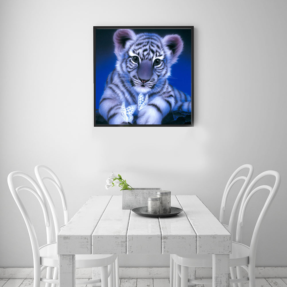 Tiger - Full Round Drill Diamond Painting 30*30CM
