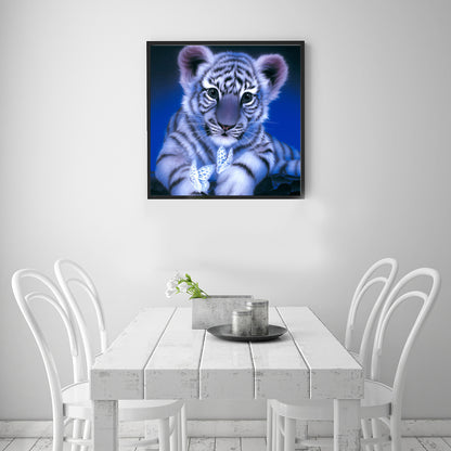 Tiger - Full Round Drill Diamond Painting 30*30CM